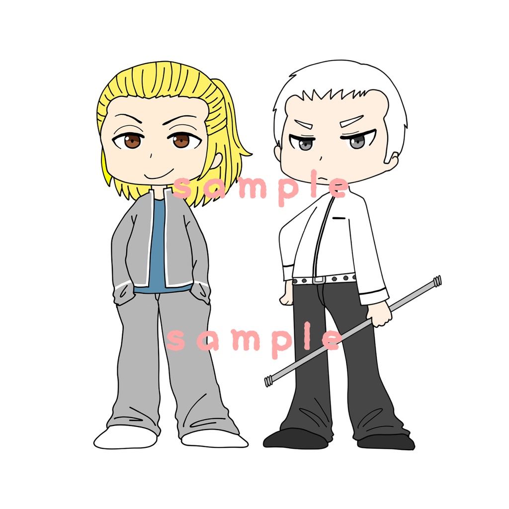 アクスタ　天地と光政　制服