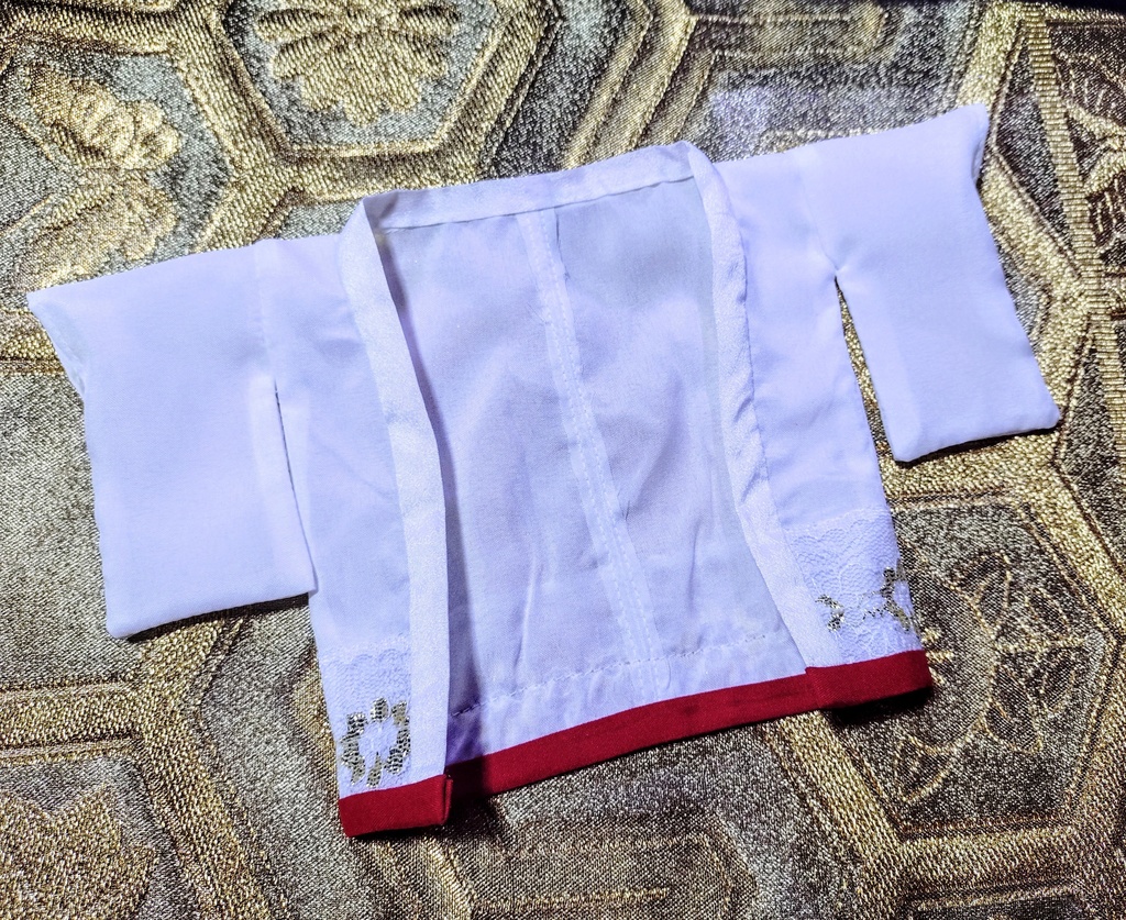 20cm ぬい服 ぬいぐるみ 服 和風 白無垢 着物 ハンドメイド