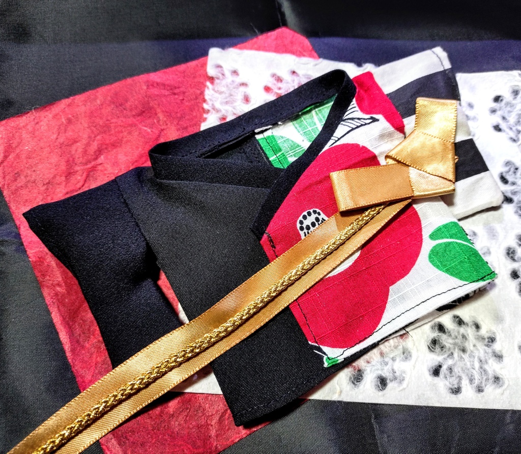 ★B 20cm ぬい服 浴衣 着物 軽装 ぬいぐるみ 服 モダン 個性的