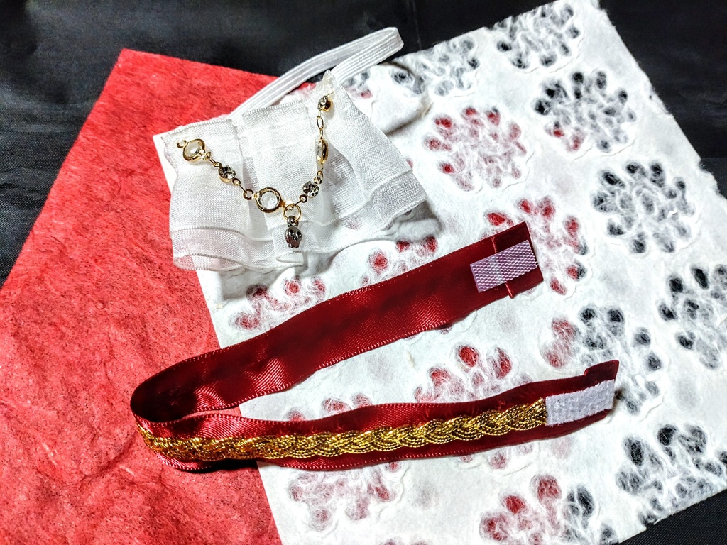 ◆20cm 和ゴス ヴァンパイア 着物 軽装 浴衣 ぬい服