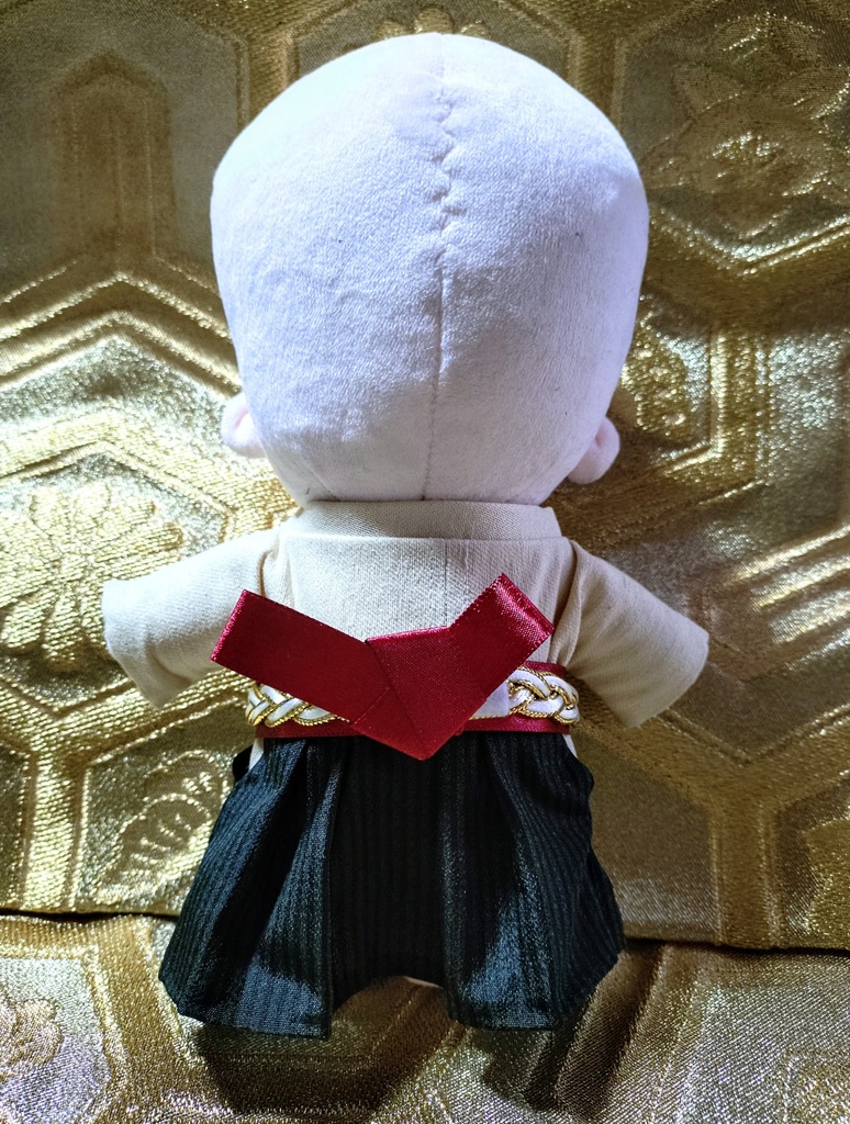 ◎20cm ぬい服 端午の節句 和風 着物 羽織袴 こどもの日 ぬいぐるみ服