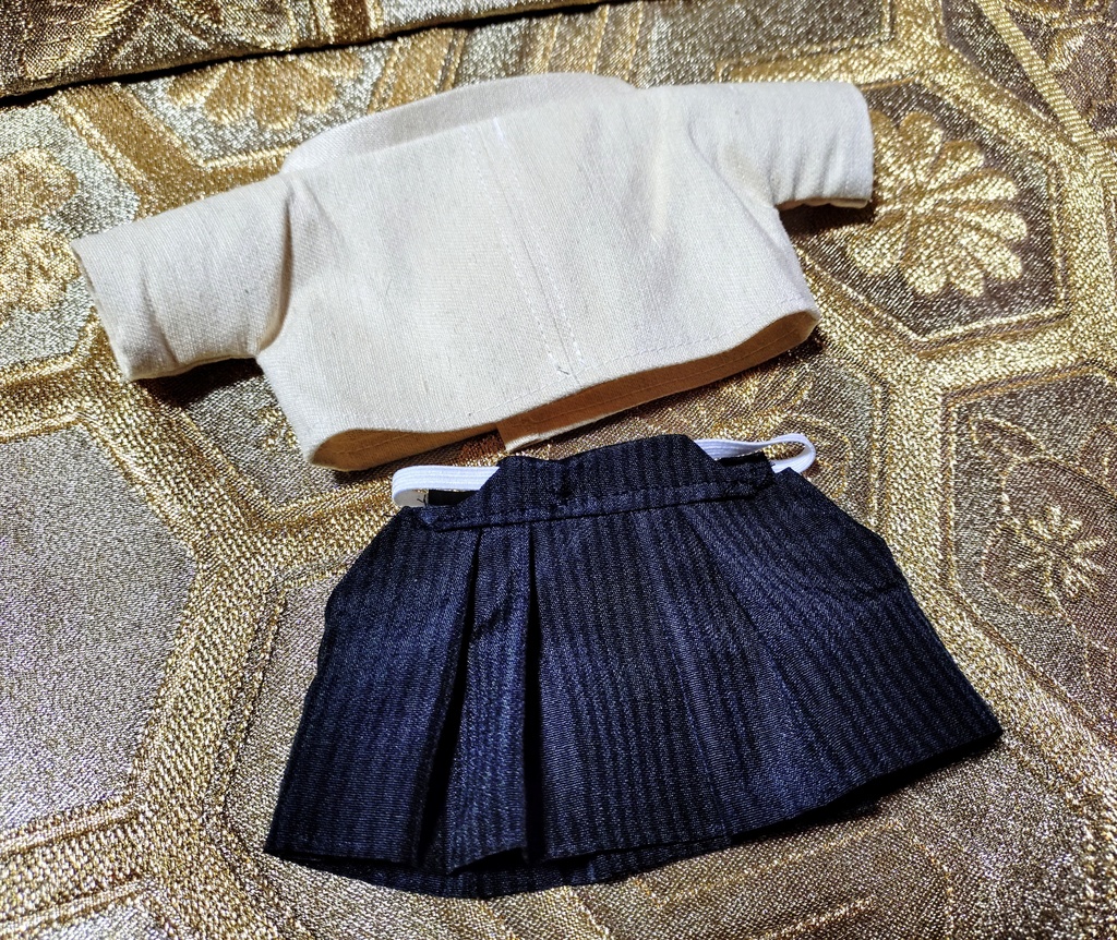 ◎20cm ぬい服 端午の節句 和風 着物 羽織袴 こどもの日 ぬいぐるみ服