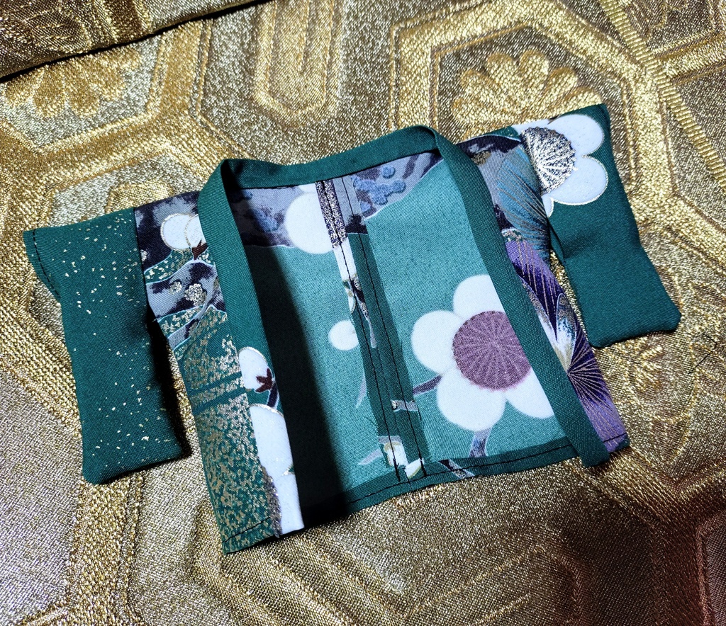 ◎20cm ぬい服 端午の節句 和風 着物 羽織袴 こどもの日 ぬいぐるみ服