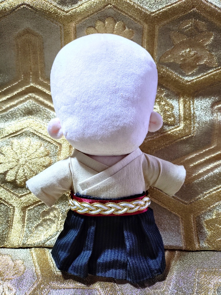 ◎20cm ぬい服 端午の節句 和風 着物 羽織袴 こどもの日 ぬいぐるみ服