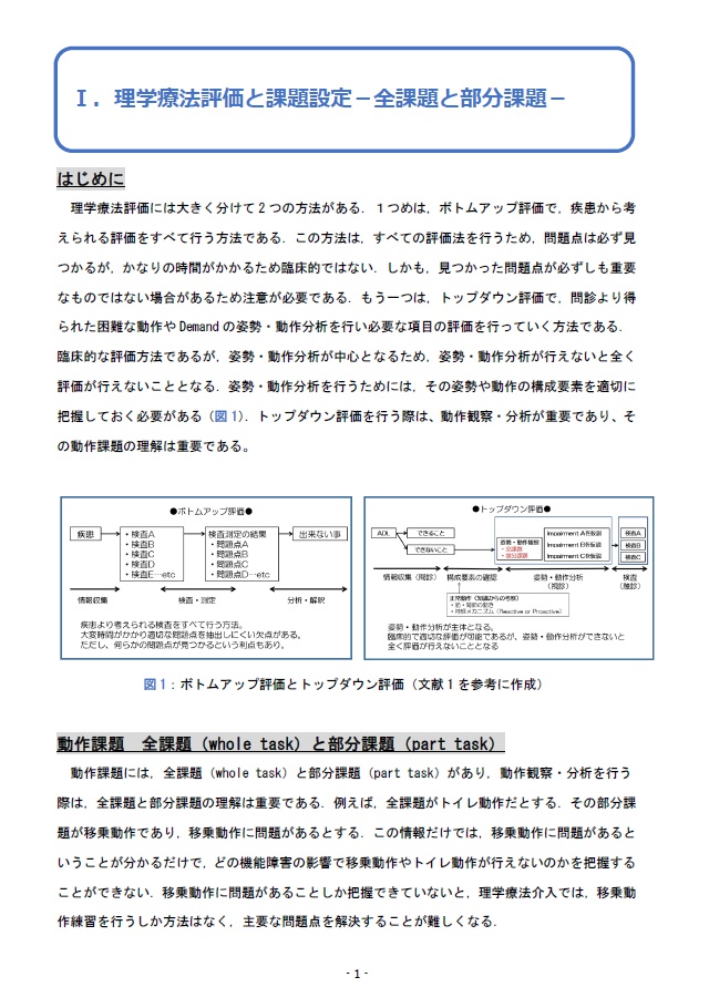 脳卒中片麻痺患者に対する理学療法-治療を提供するうえで知っておきたいこと-PartⅡ