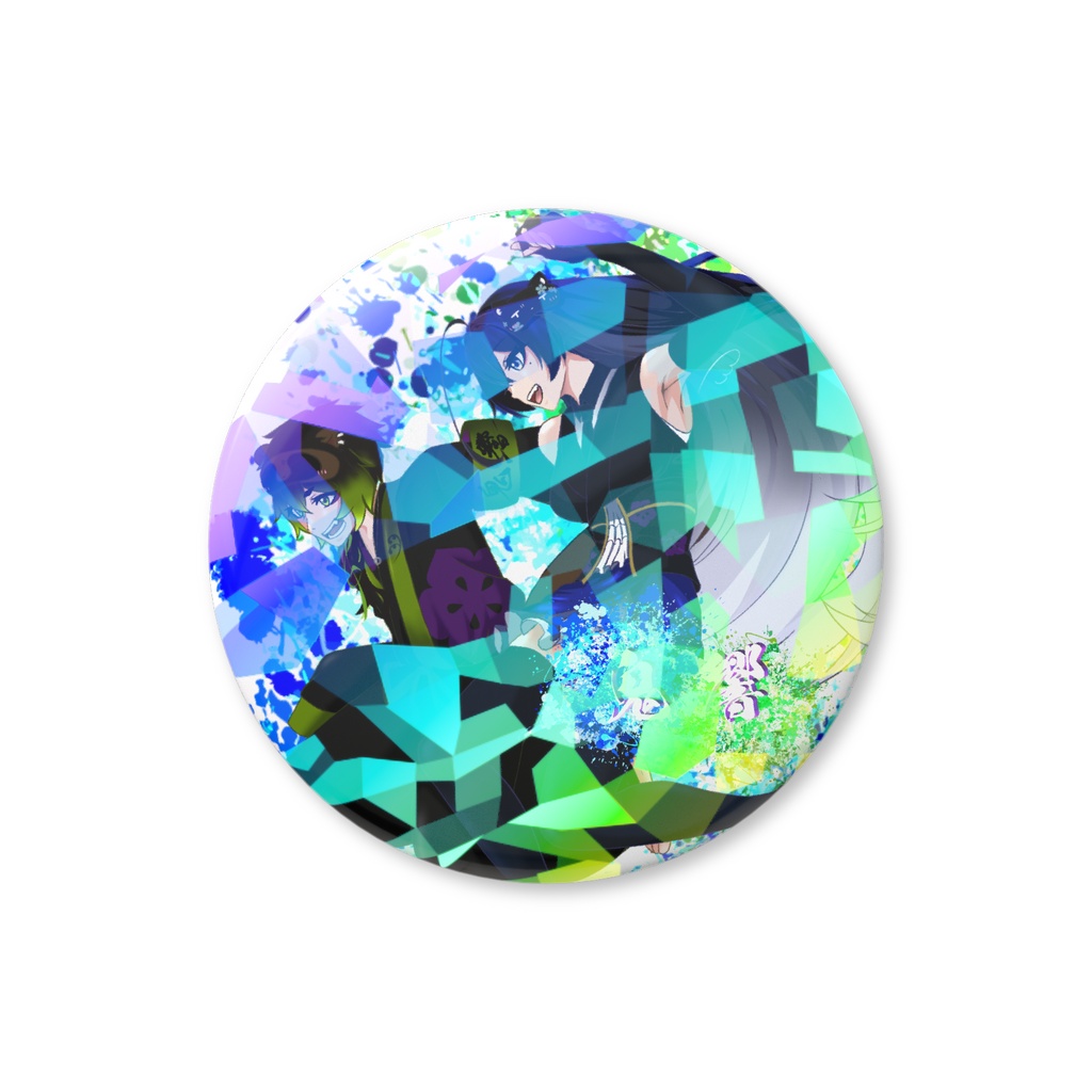 鬼響ライブグッズ🌸ホログラム缶バッチ - 56mm