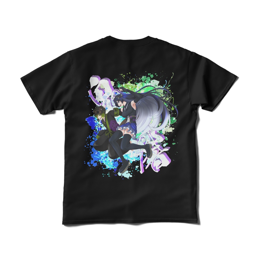 鬼響ライブグッズ🌸ライブTシャツ - Black