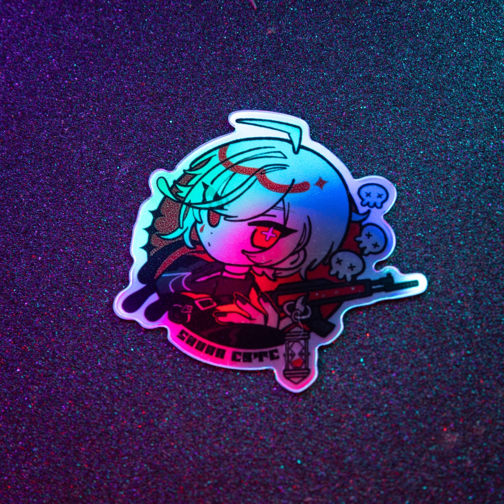 朱殷 エルテ ホログラムステッカー4枚セット