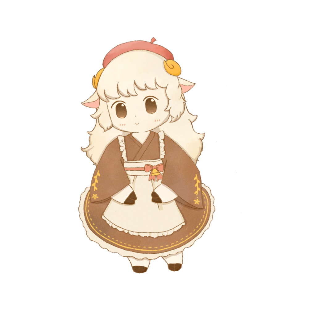 和メイドひのり　アクリルキーホルダー