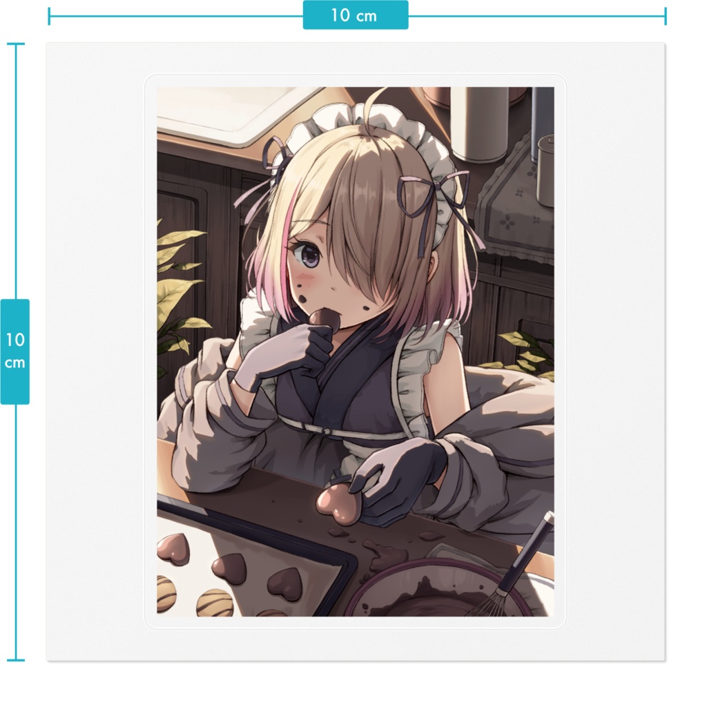 バレンタインステッカー