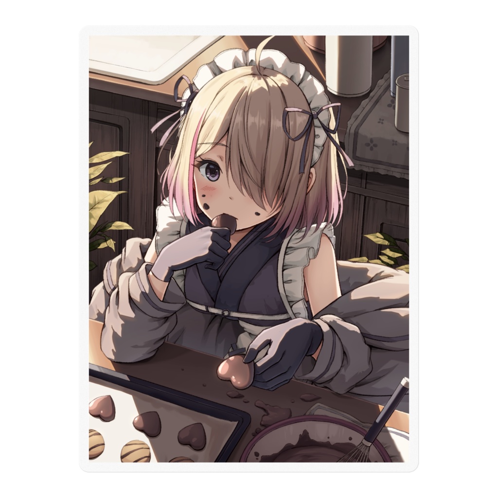 バレンタインステッカー