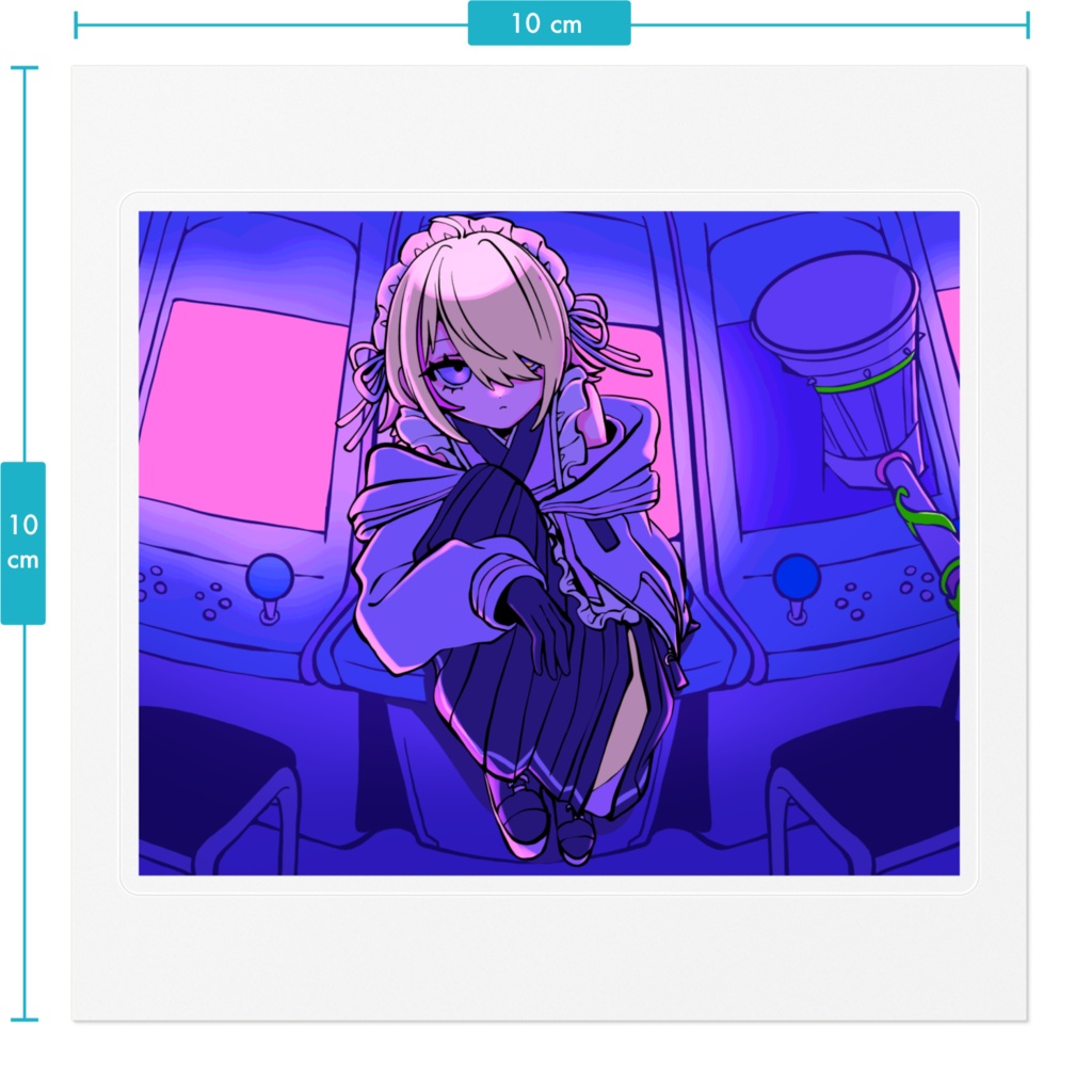 半年記念ステッカー