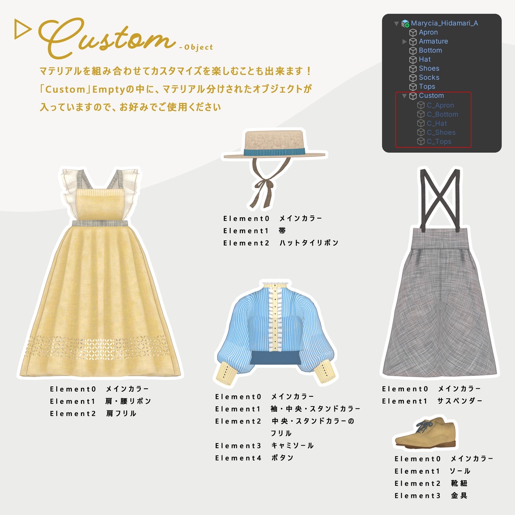 Classical Apron Outfit - Hidamari -