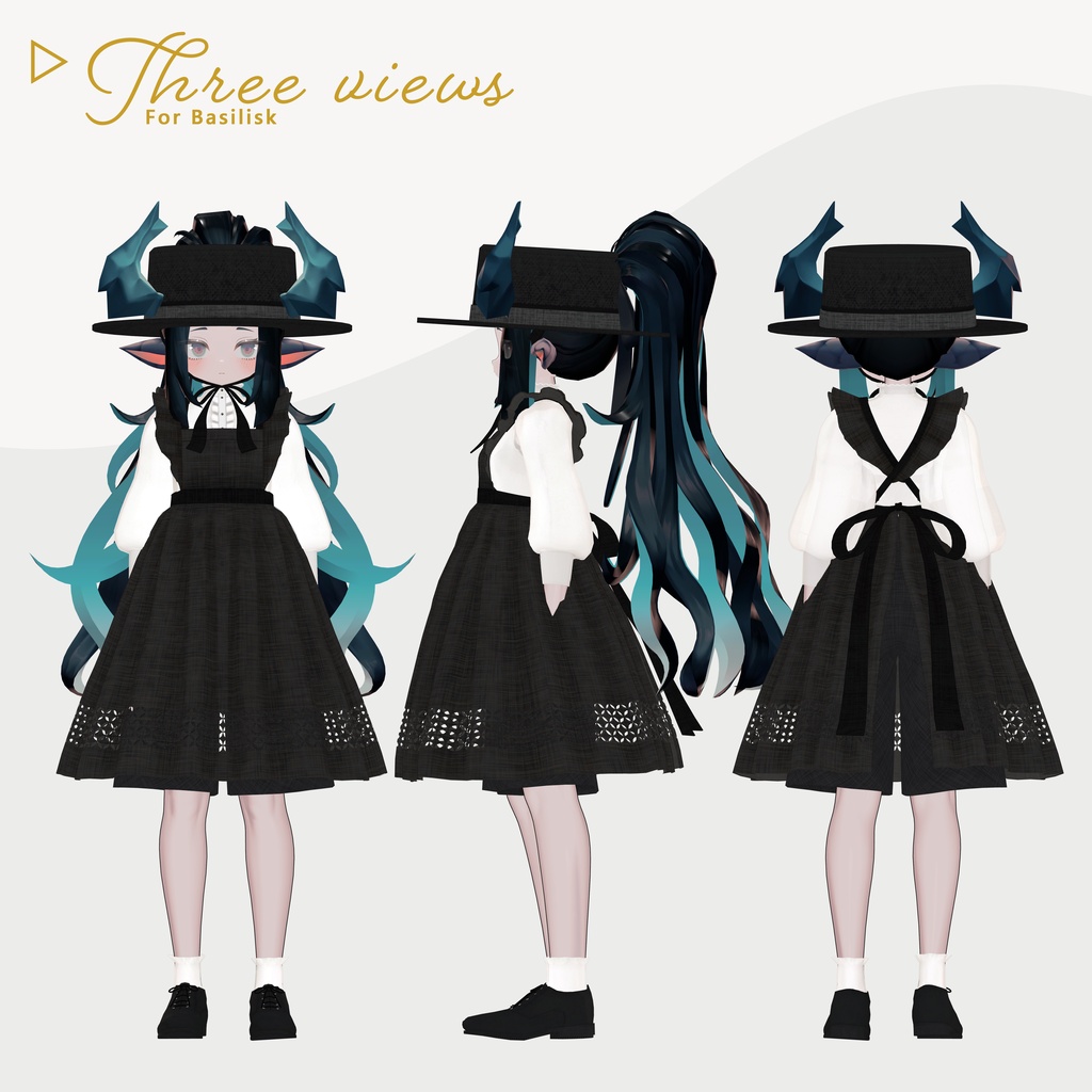 Classical Apron Outfit - Hidamari - 【VRChat】