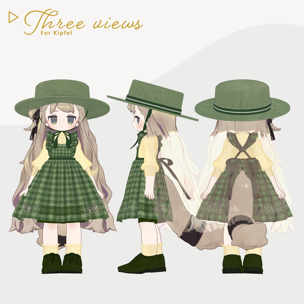 Classical Apron Outfit - Hidamari - 【VRChat】