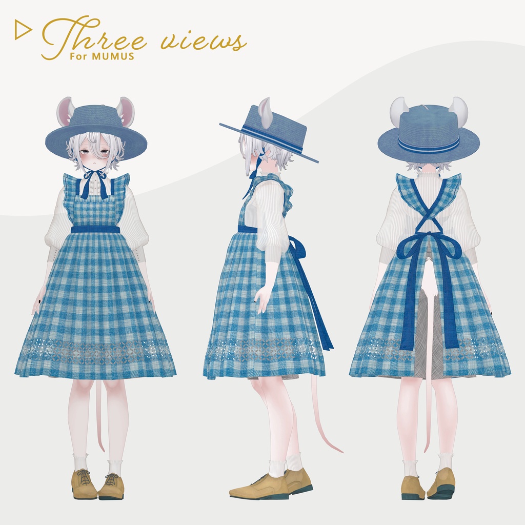 Classical Apron Outfit - Hidamari - 【VRChat】