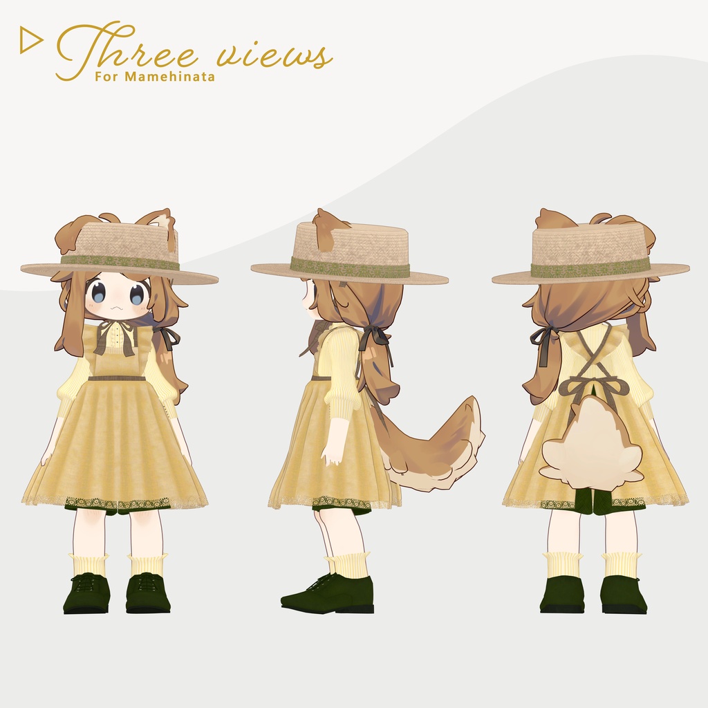 Classical Apron Outfit - Hidamari - 【VRChat】