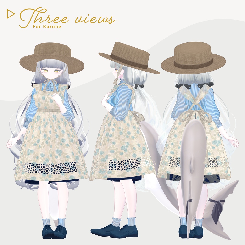Classical Apron Outfit - Hidamari - 【VRChat】