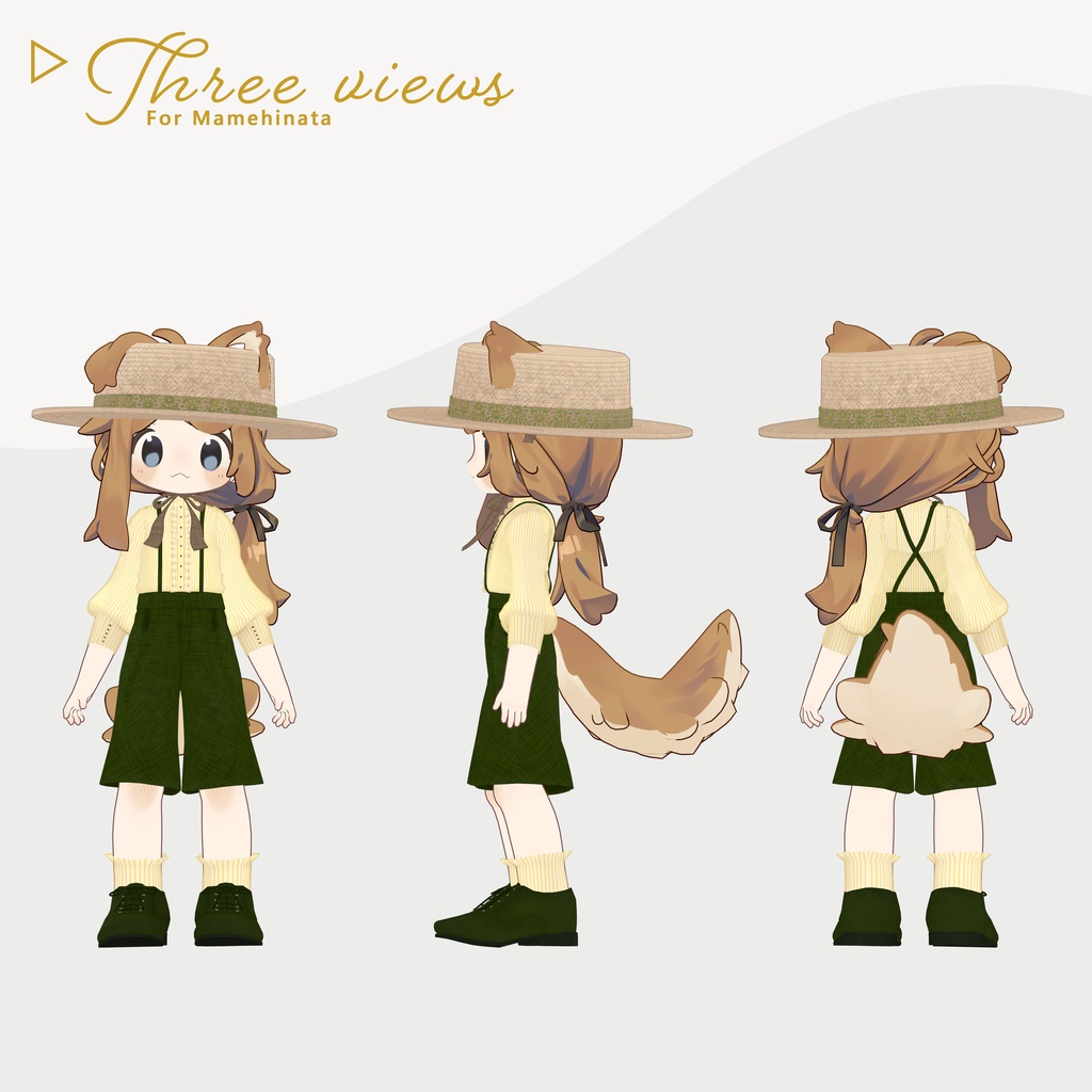 Classical Apron Outfit - Hidamari - 【VRChat】