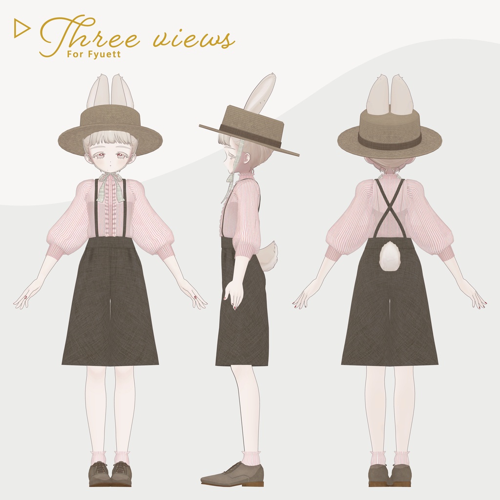 Classical Apron Outfit - Hidamari - 【VRChat】