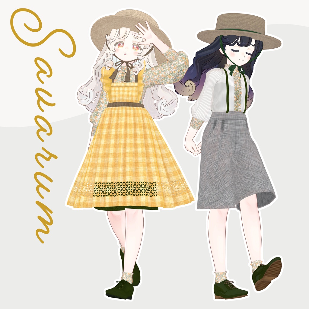 Classical Apron Outfit - Hidamari - 【VRChat】
