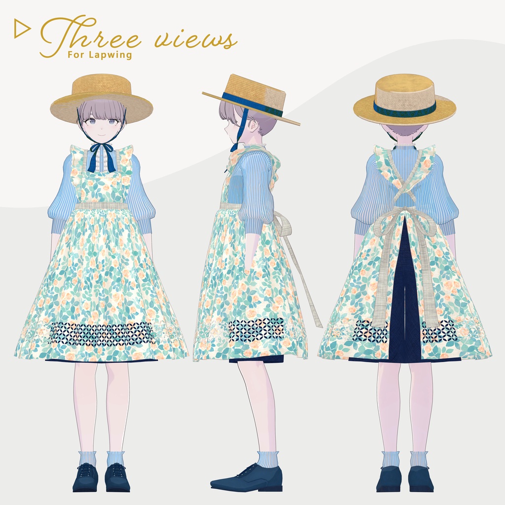 Classical Apron Outfit - Hidamari - 【VRChat】