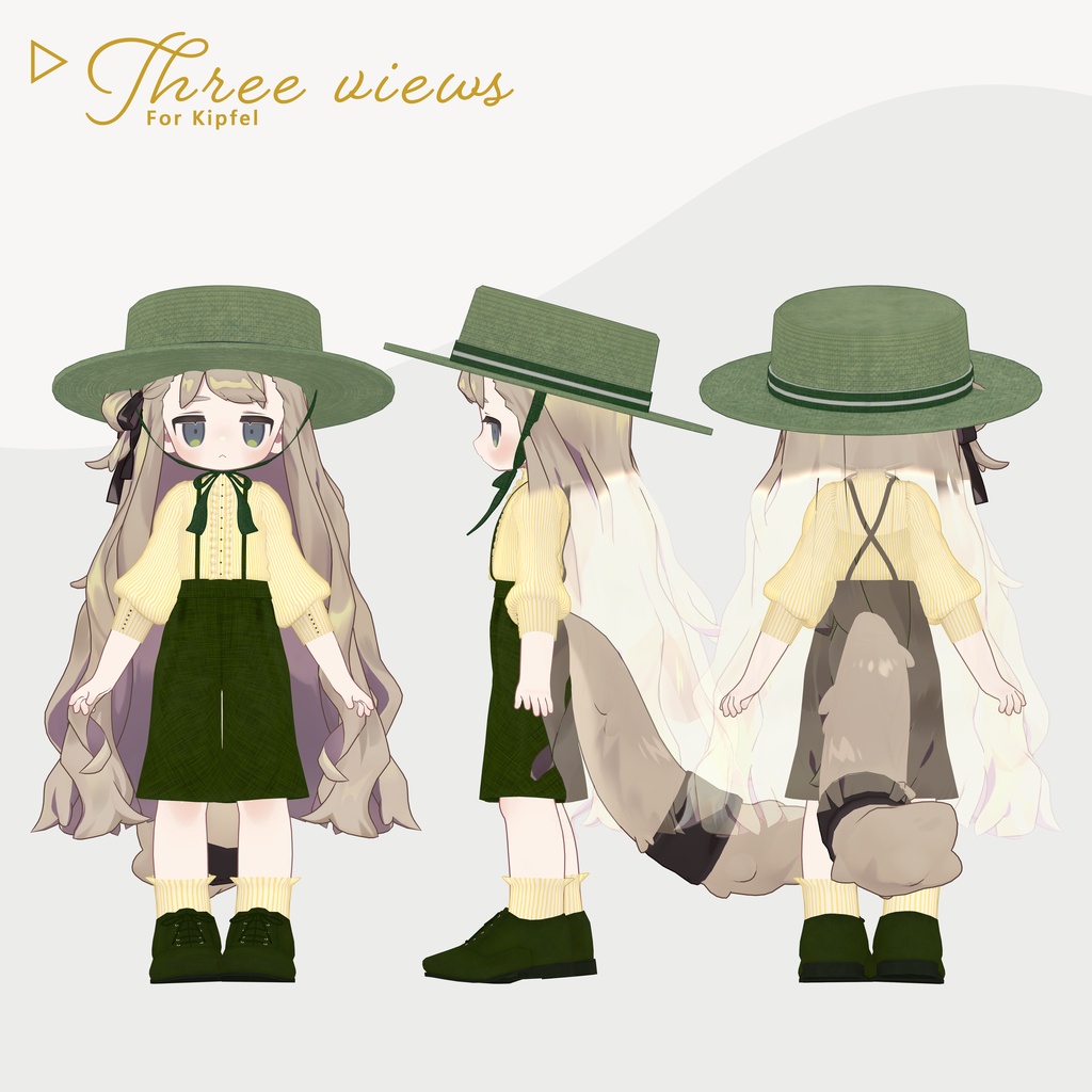 Classical Apron Outfit - Hidamari - 【VRChat】