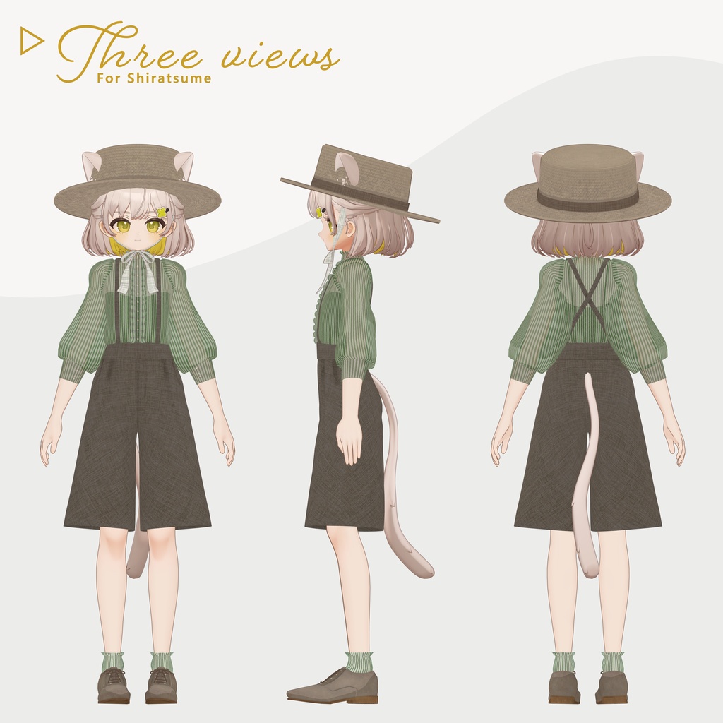 Classical Apron Outfit - Hidamari - 【VRChat】