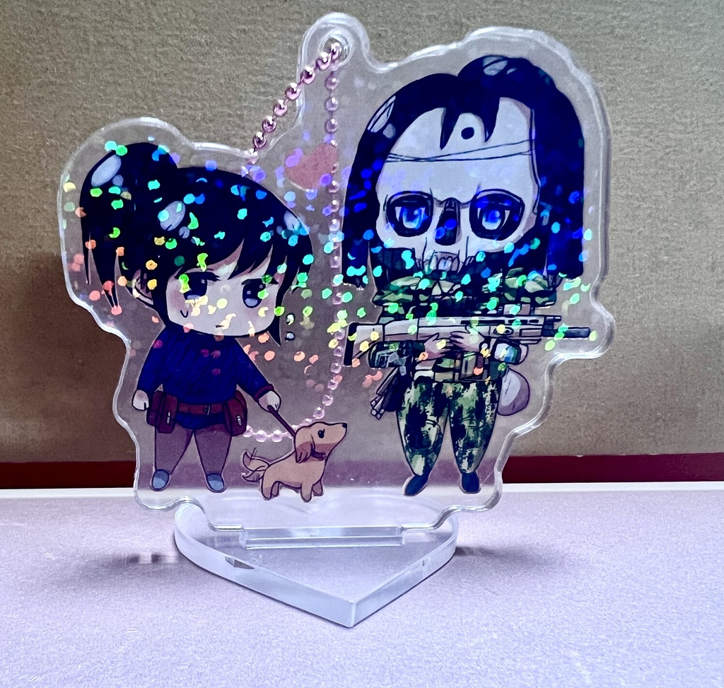 アクスタナイトとオリキャラちゃん