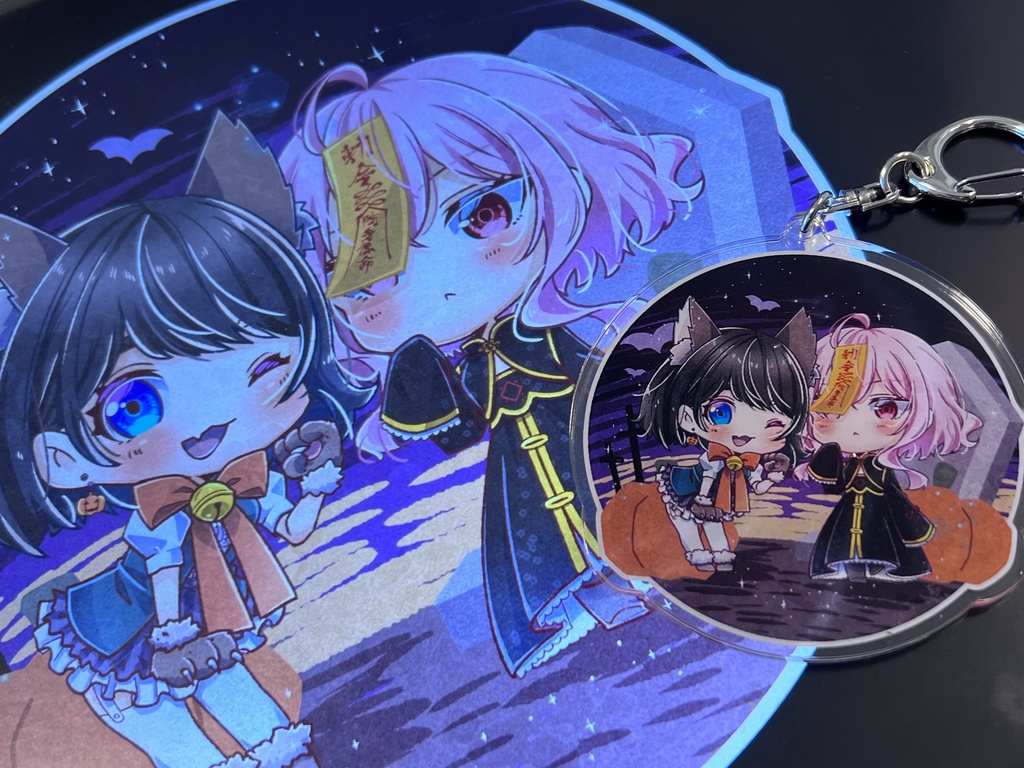 🎃うちの子ハロウィンアクリルキーホルダー👻