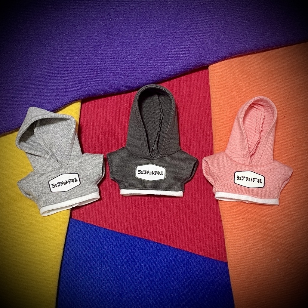 ✨リニューアル✨【ﾗｯﾌﾟﾁｮﾄﾃﾞｷﾙ】レイヤード風パーカー　