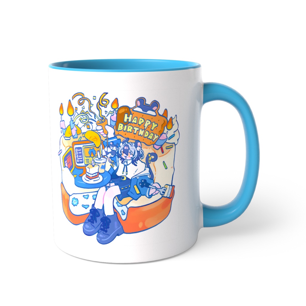 【満月まひろ誕生日グッズ2025】ツートンカラーマグカップ