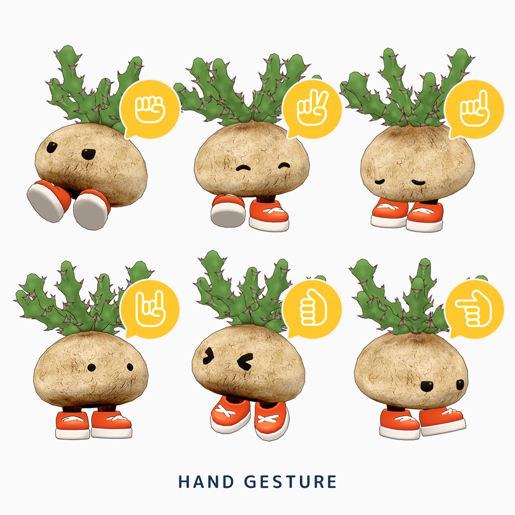 蓬莱島くん / オリジナル3Dモデル