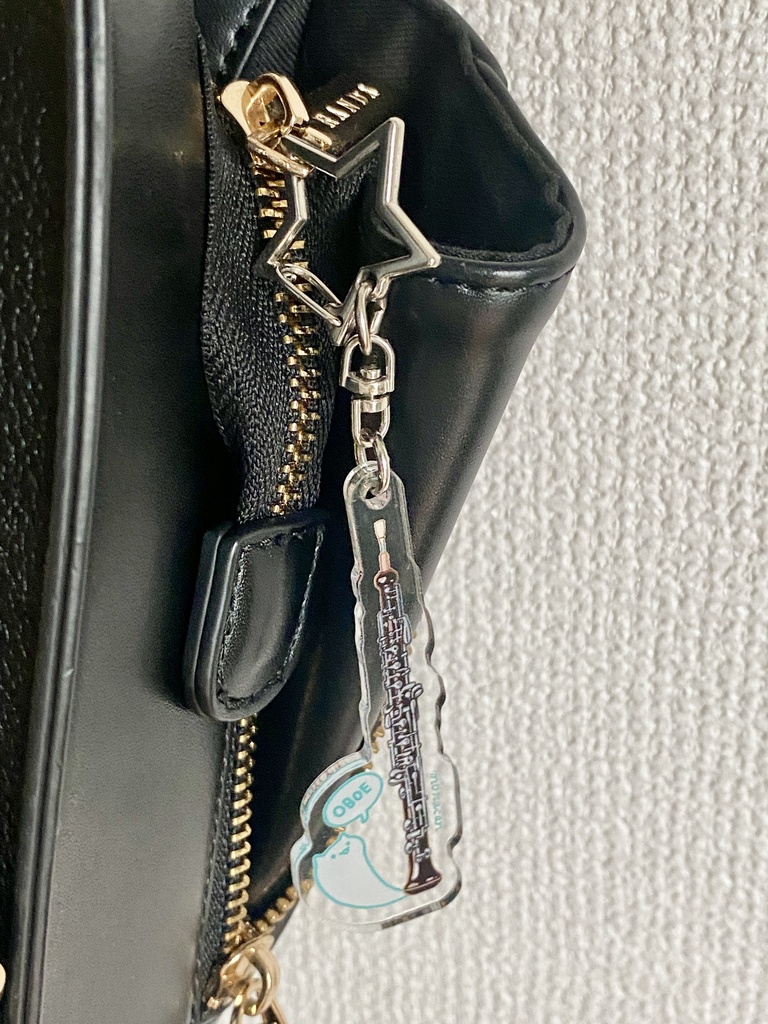 【次回のオーダーは12月】楽器ねこアクリルキーホルダー