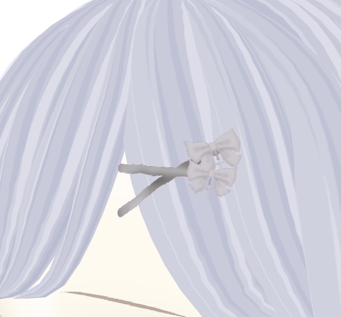 ふんわり外ハネヘア-ヘアピン付き-【髪色3色テクスチャー付き】