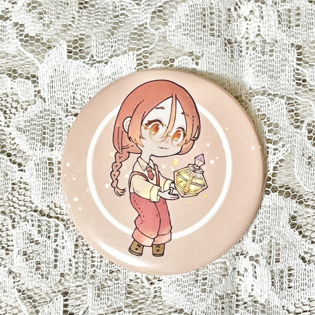 星の欠片研究員の缶バッジ