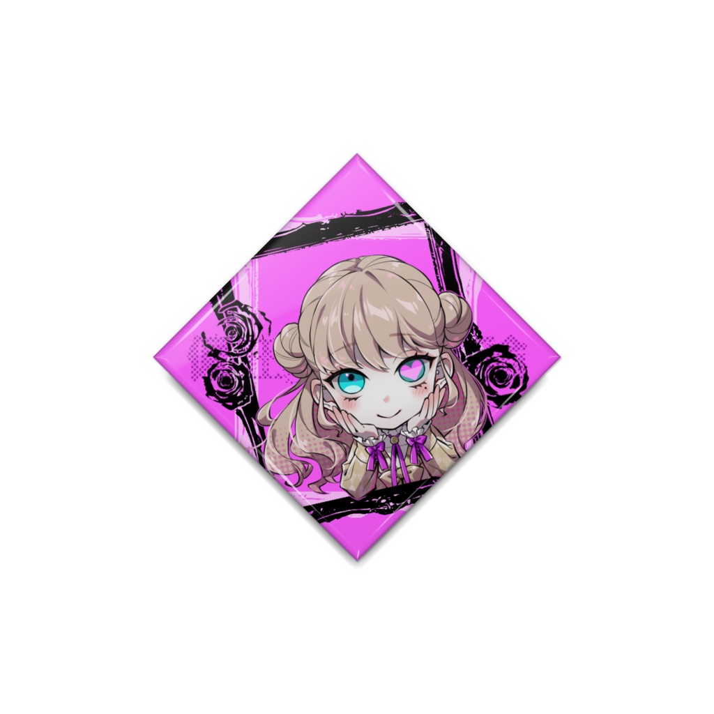 【偏狂変人恋愛論】缶バッジ：花恋