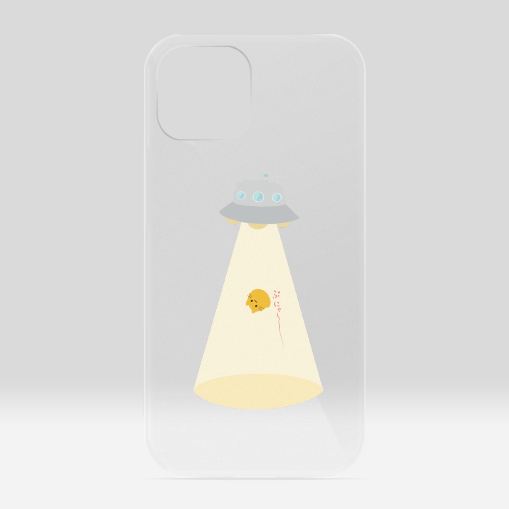 にゃぷだくしょんクリアiPhoneケース