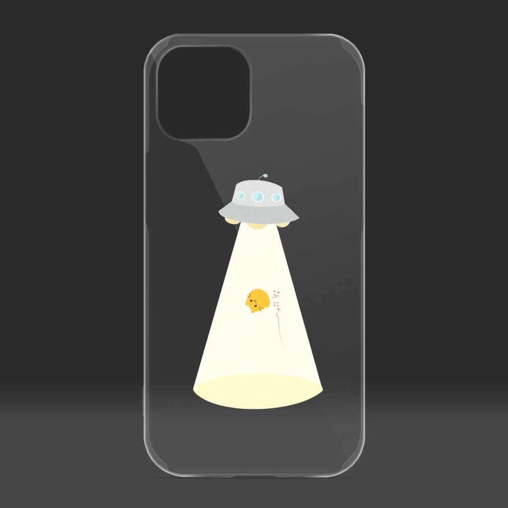 にゃぷだくしょんクリアiPhoneケース