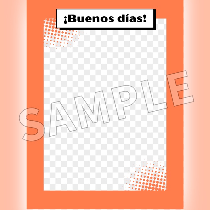 【FREE】Good Morning Vtuber Frame in Español