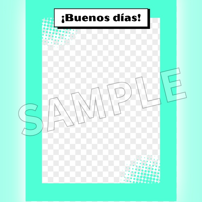 【FREE】Good Morning Vtuber Frame in Español