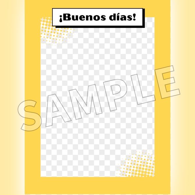 【FREE】Good Morning Vtuber Frame in Español