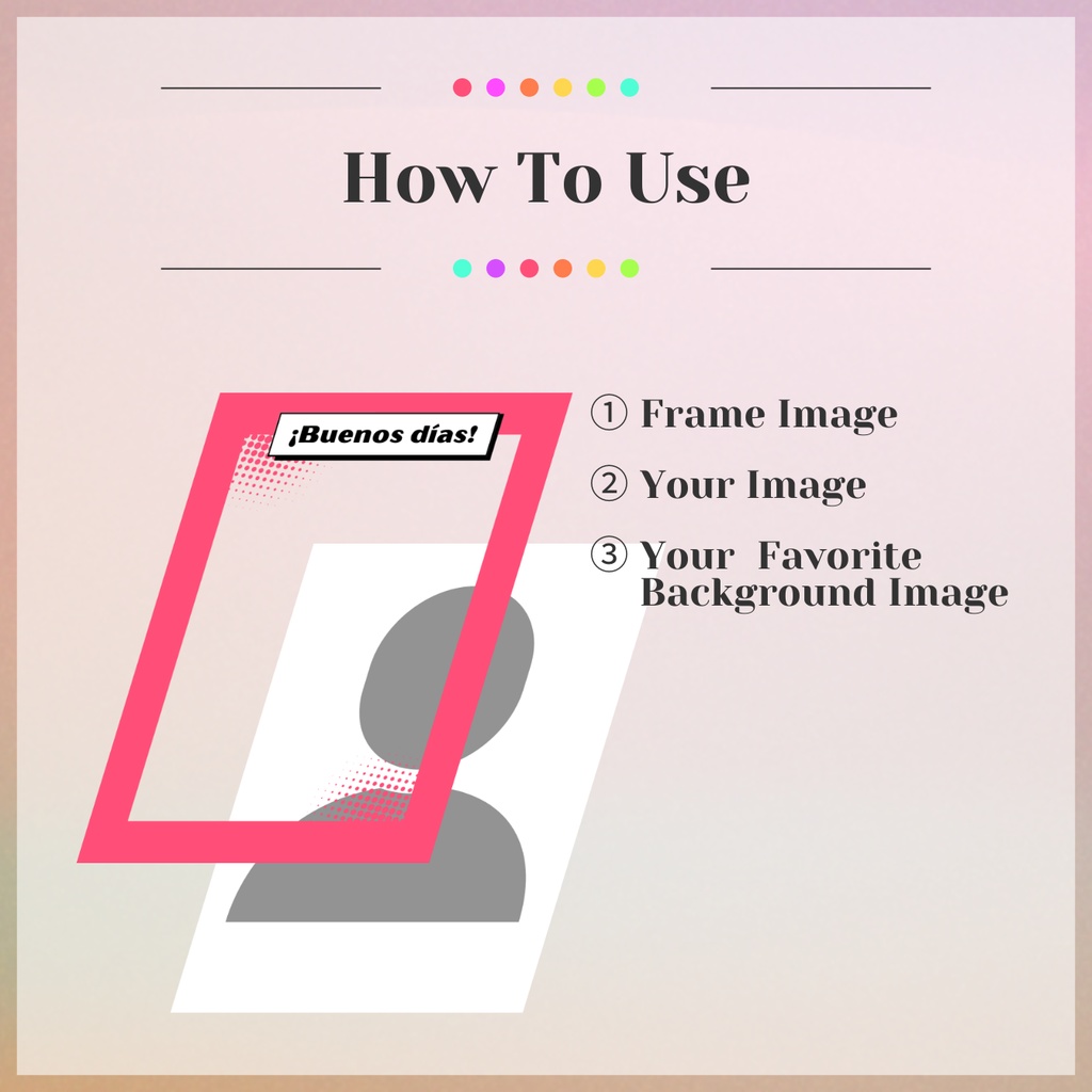 【FREE】Good Morning Vtuber Frame in Español