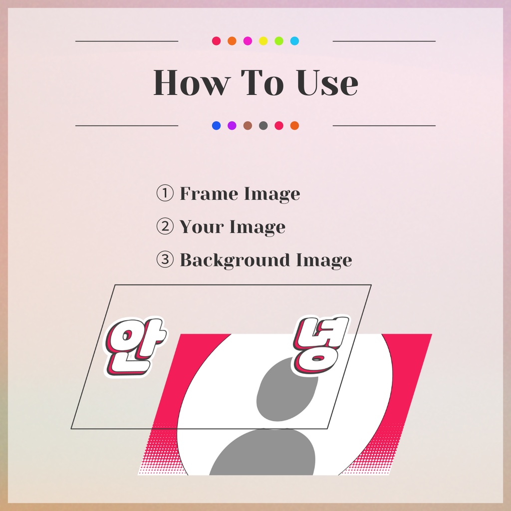 【FREE】Good Morning Vtuber Frame in Korean