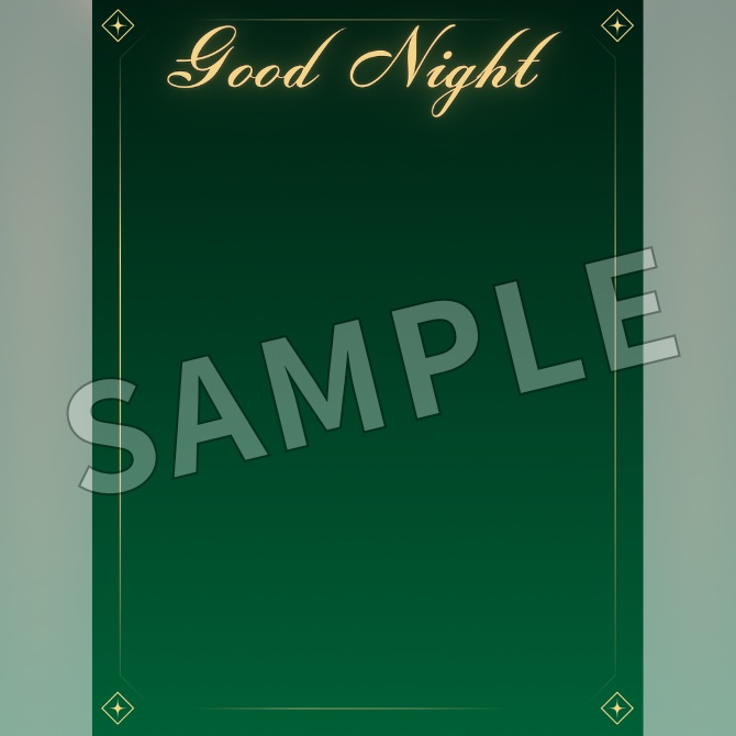 【フリー素材】シックなおやV素材