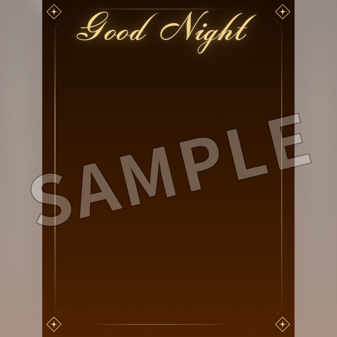 【フリー素材】シックなおやV素材