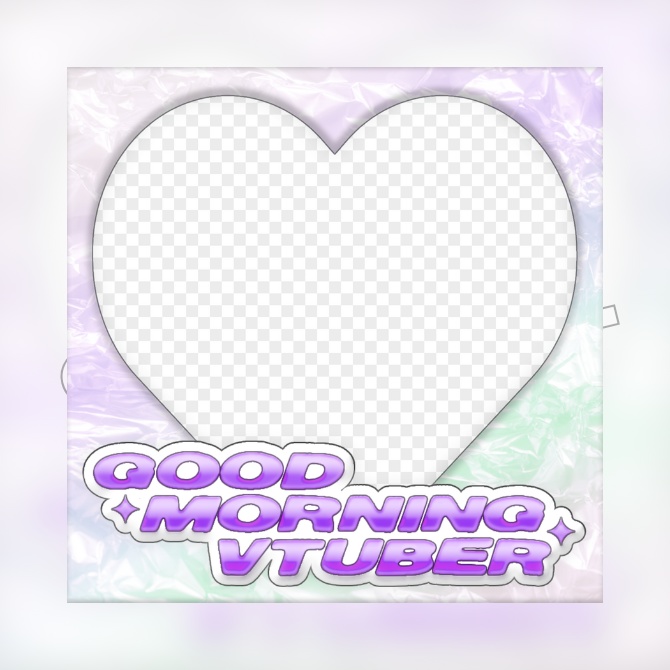 【フリー素材】おはようVtuber素材