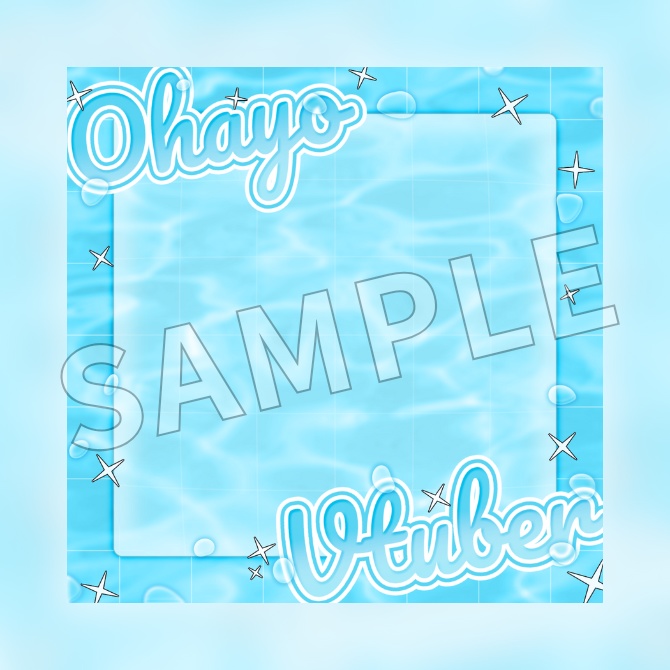 【フリー素材】おはようVtuber素材