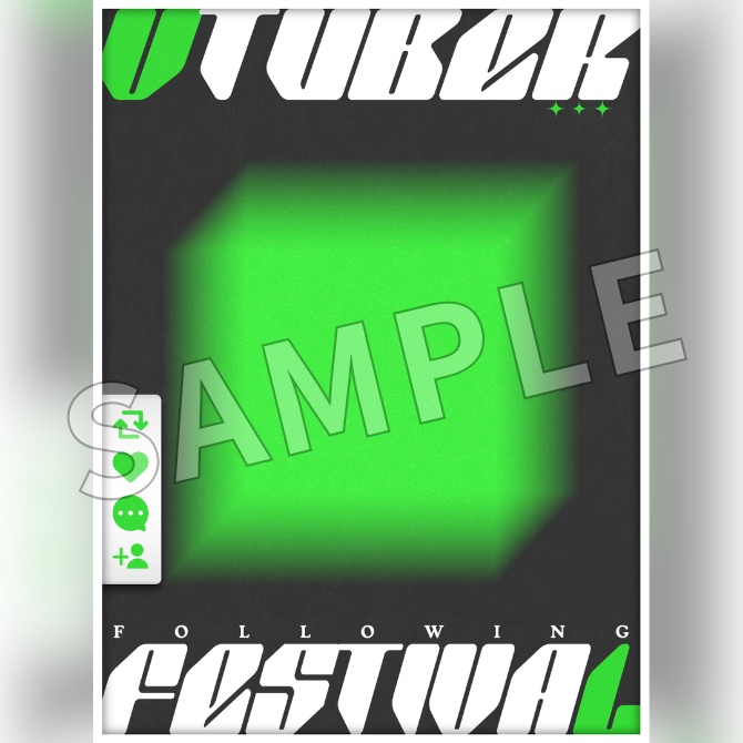 【フリー素材】Vtuberフォロー祭り素材