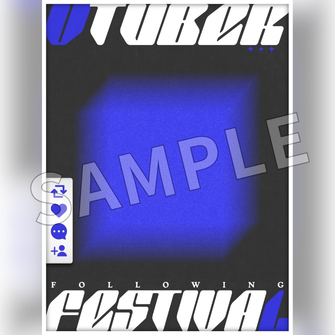 【フリー素材】Vtuberフォロー祭り素材